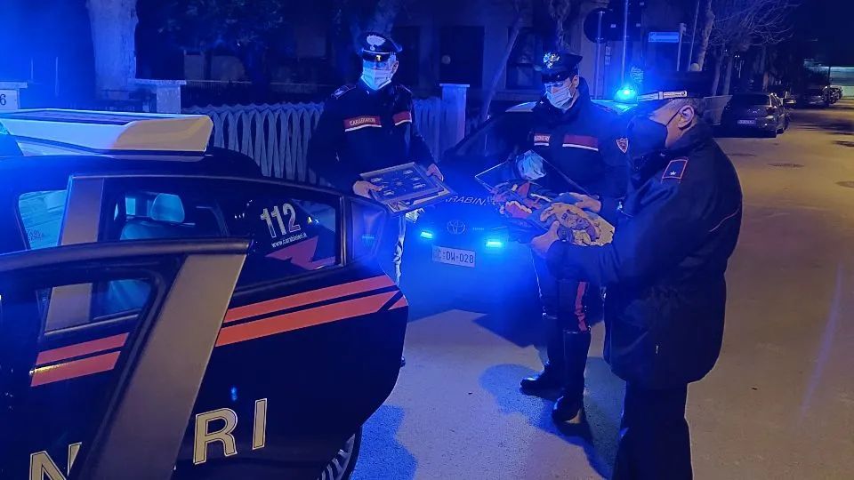 i carabinieri recuperano la refurtiva
