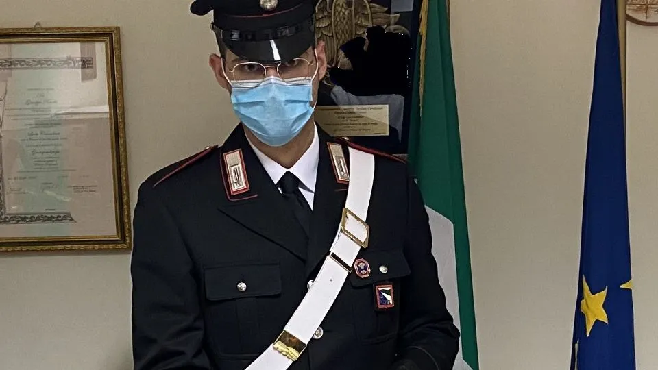 il materiale sequestrato
