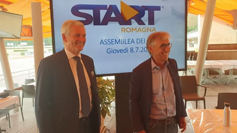 Giampaolo Rossi e Roberto Sacchetti, direttore e presidente Start Romagna

