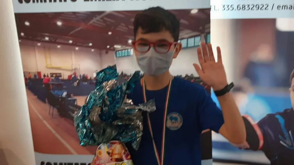 La premiazione di Lorenzo Antonioli