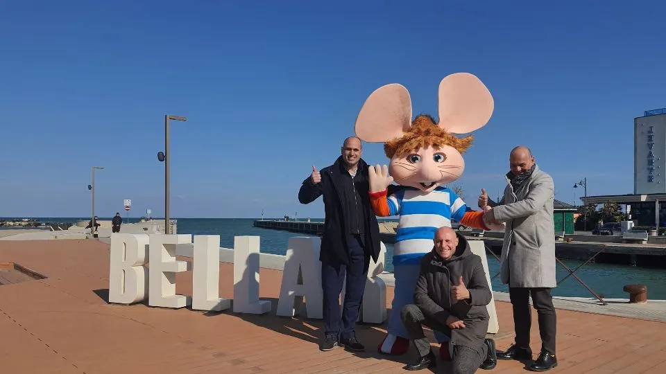 Topo Gigio accolto dal sindaco Giorgetti