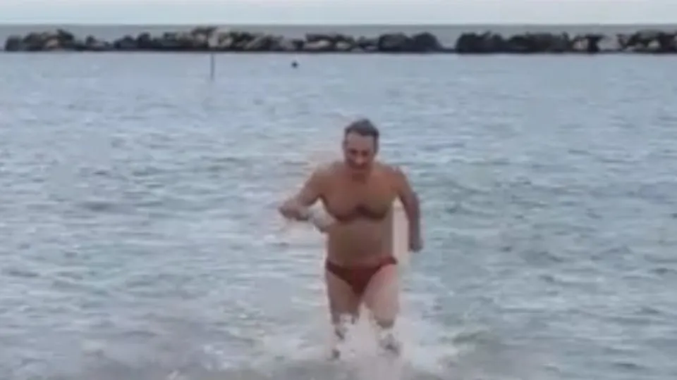 Stefano in acqua
