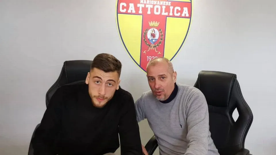 Diego Faccioli e il DS Rino D’Agnelli
