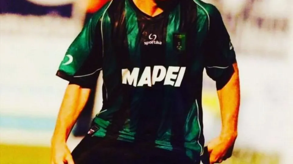 Edevaldo Grimaldi con la maglia del Sassuolo, che ha indossato per quattro stagioni
