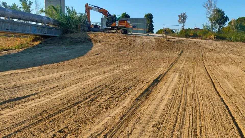 il cantiere sul Marecchia a Rimini