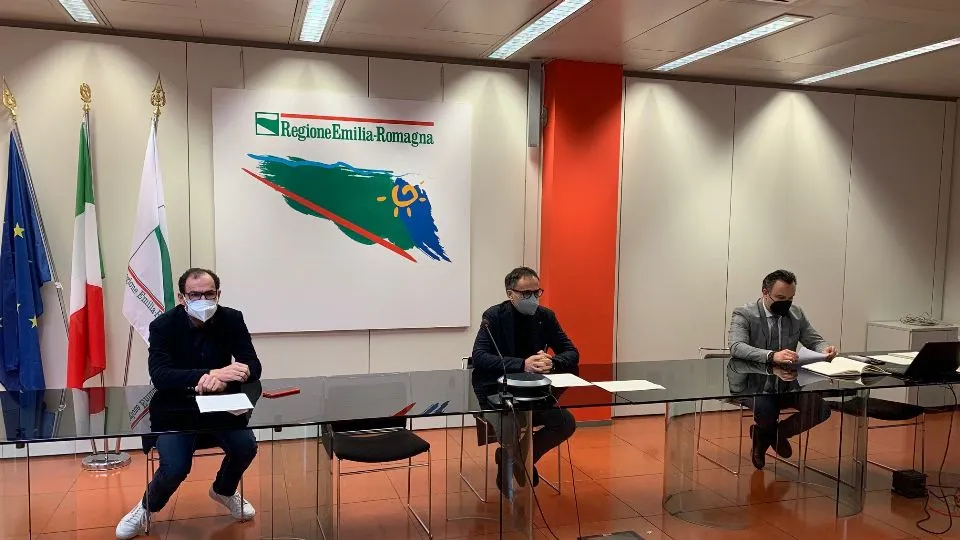 la conferenza stampa in Regione