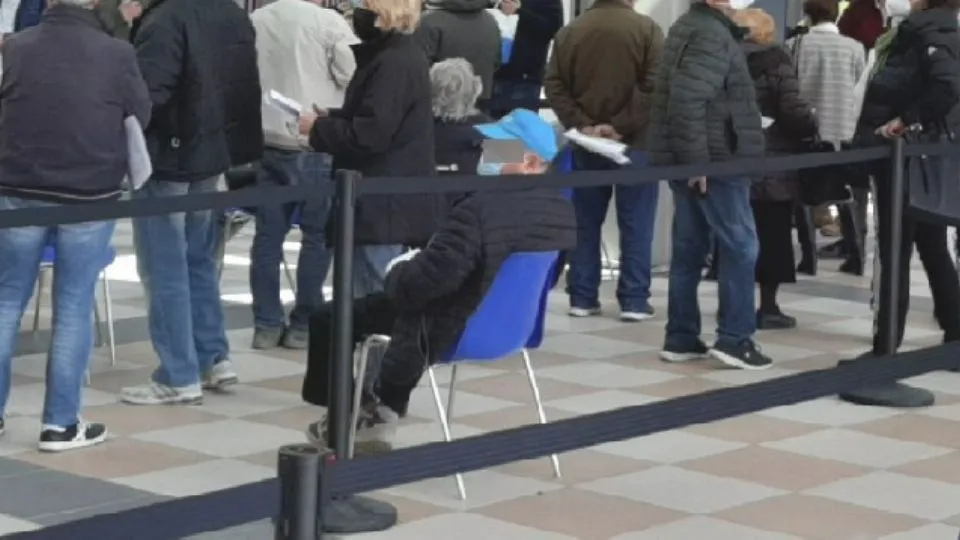 fila nei giorni scorsi alla fiera
