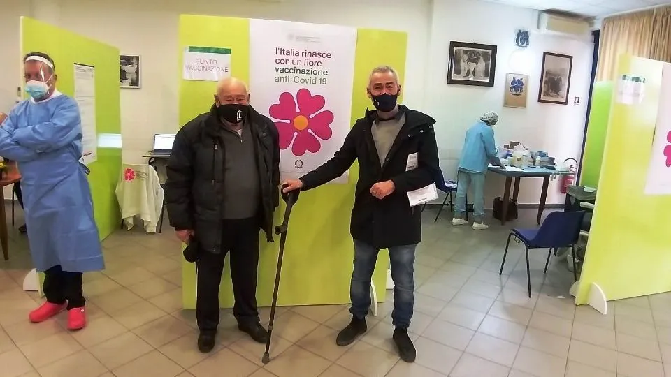 Il sindaco Gennari col padre Luigi