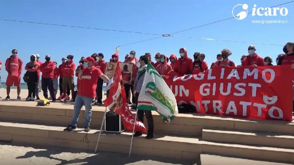 la manifestazione di lunedì