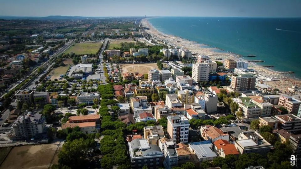 veduta aerea di Misano