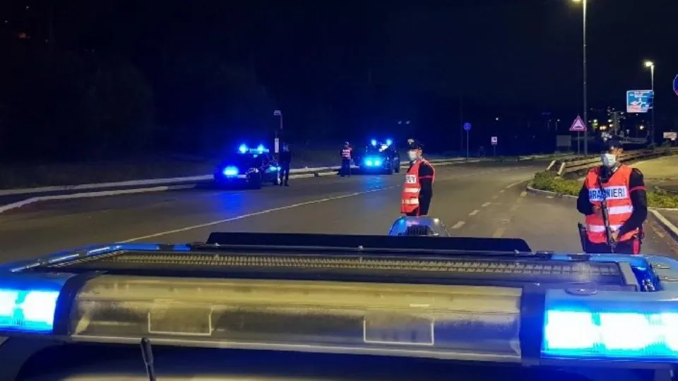 un controllo dei Carabinieri