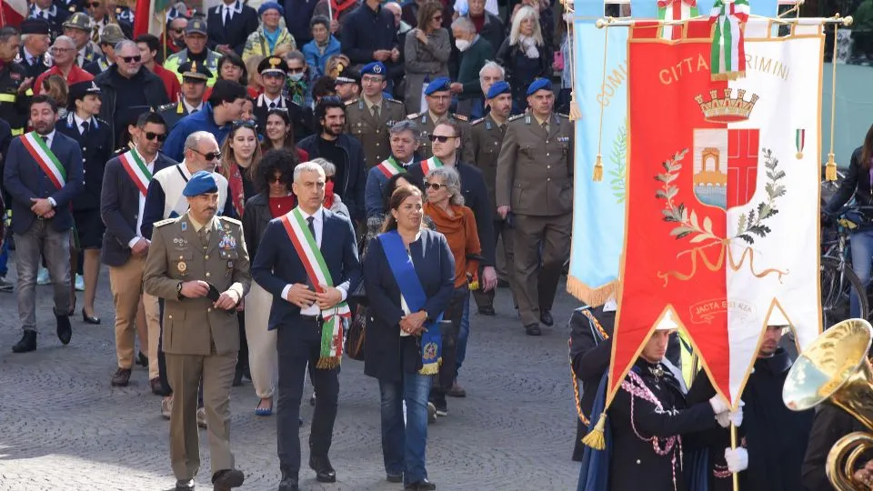 Rimini 25/04/2022 – Cerimonia Celebrazioni 25 Aprile Rimini. © Manuel Migliorini / Adriapress.