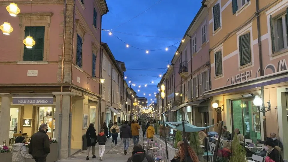 via don Minzoni a Santarcangelo