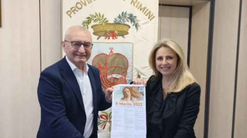 il presidente Santi e la consigliera Di Natale