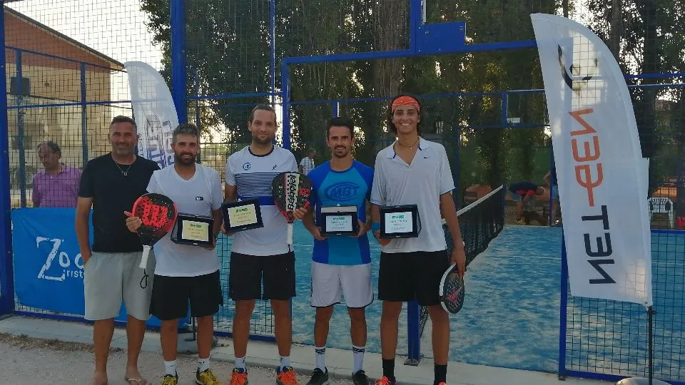 I finalisti della tappa all’Up Tennis con Stefano Zanni