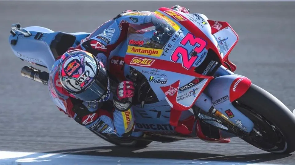 Bastianini a Le Mans (da Instagram @bestia23)