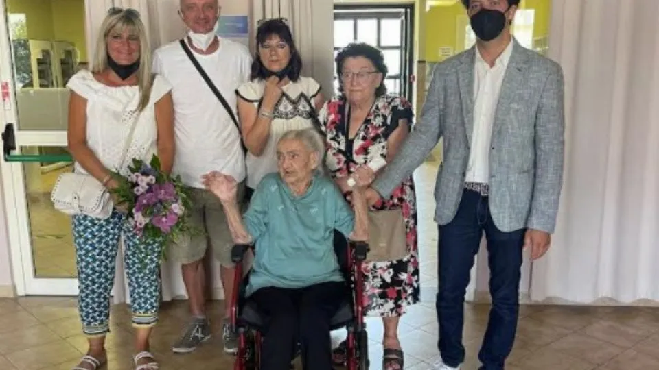 la festa per Maria Bastianelli
