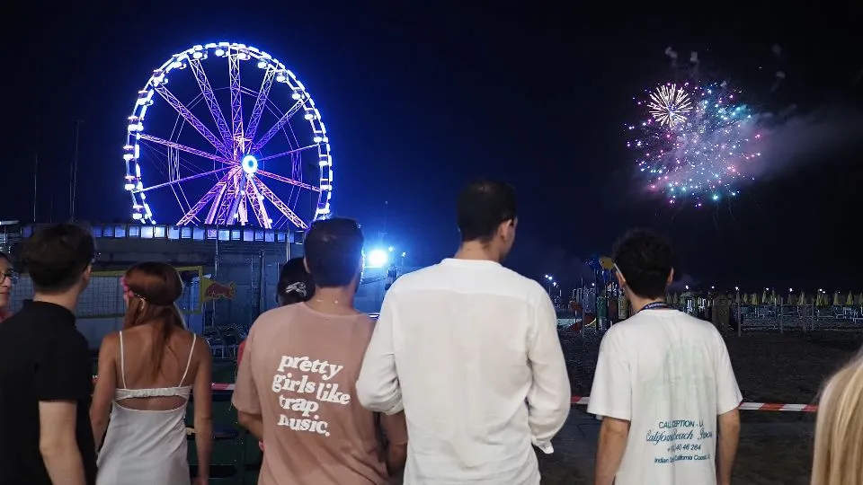 i fuochi d’artificio per la Notte Rosa 22 –
Photo PETRANGELI