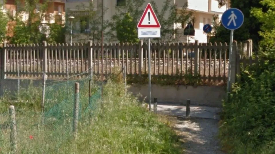 l’ingresso lato monte