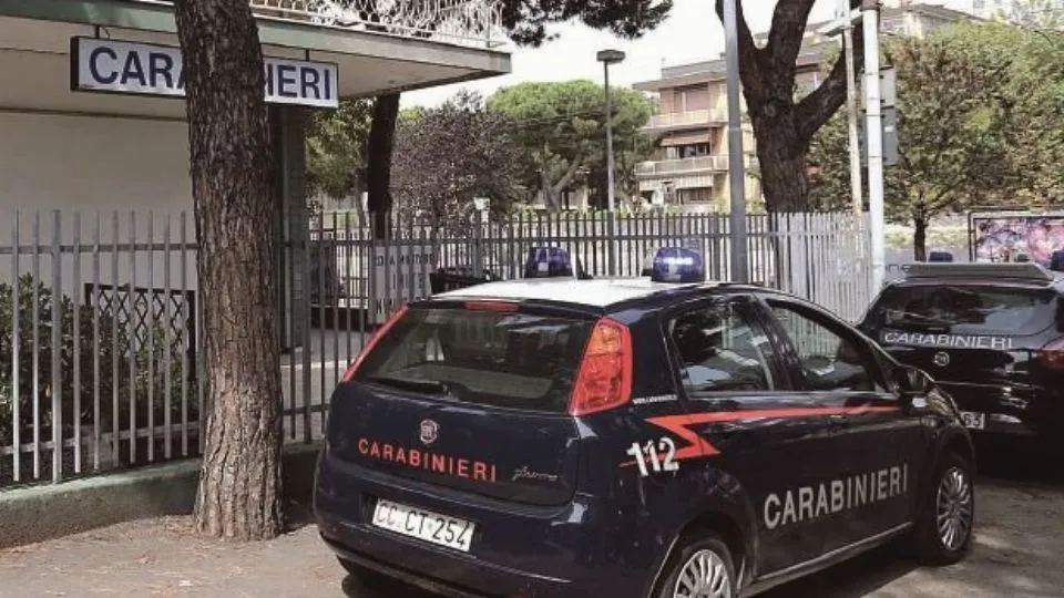la caserma dei carabinieri di Riccione