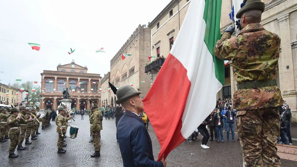 Rimini 06/05/2022 – Raduno Alpini Alzabandiera Monumento Caduti. © Manuel Migliorini / Adriapress.