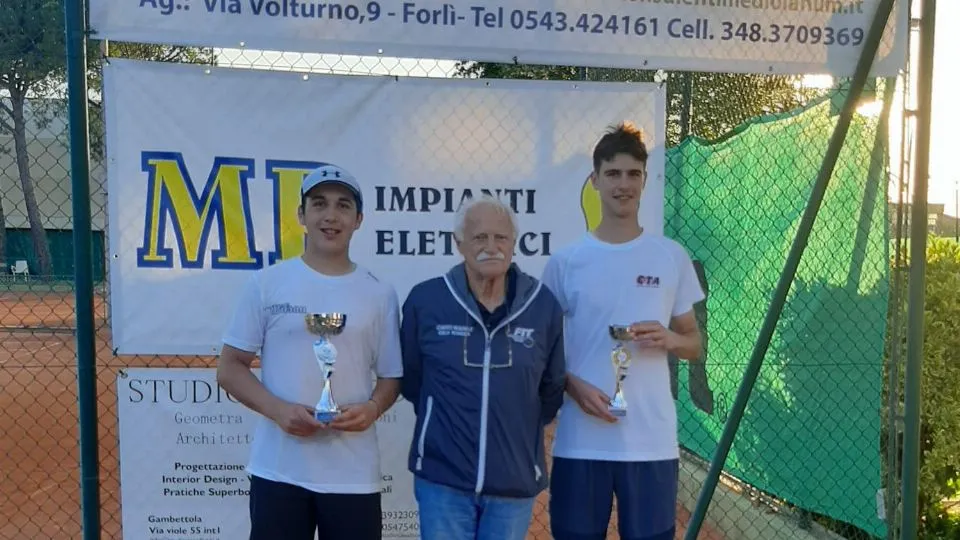 La premiazione di Alex Guidi e Pietro Briganti