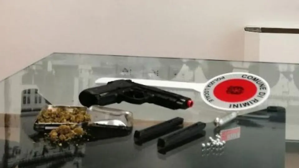 il materiale sequestrato
