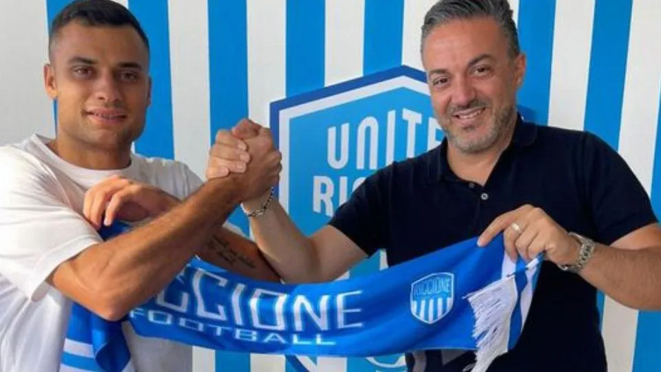 Filippo Bellini insieme al Direttore Sportivo Giacomo Laurino