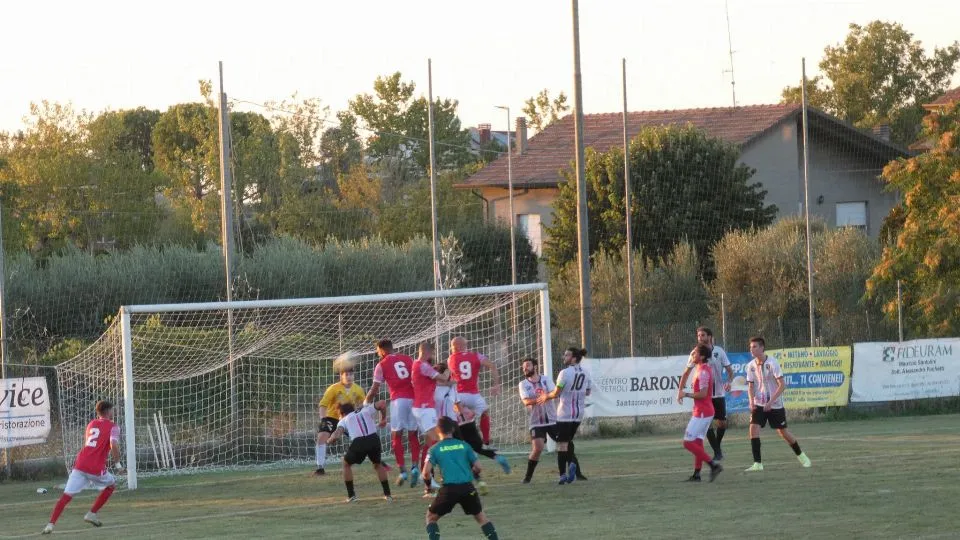 Il 2-0 di Acquistapace (Foto Rimini FC)