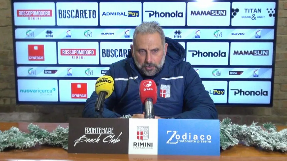 Marco Gaburro, allenatore del Rimini F.C.