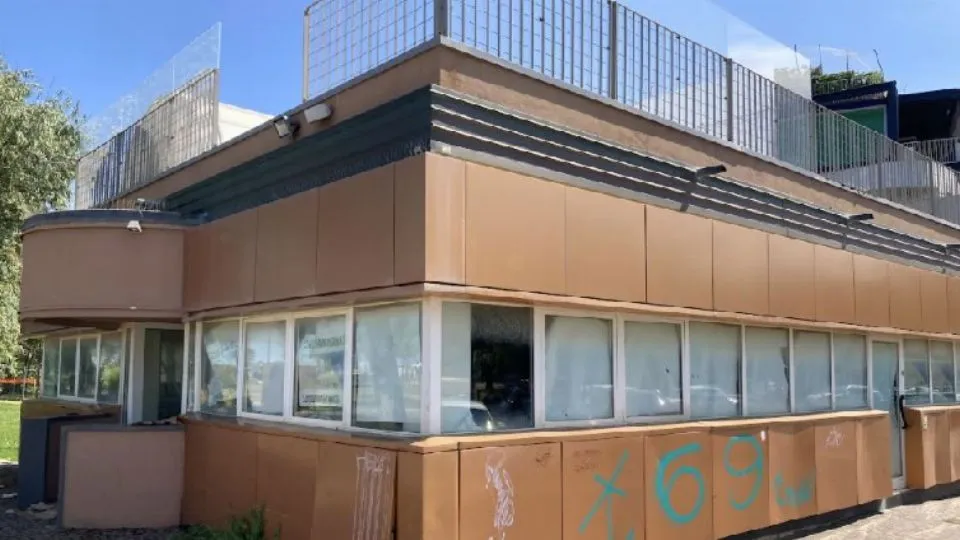 la struttura dell’ex McDonald’s