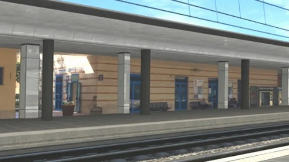 la stazione di Riccione