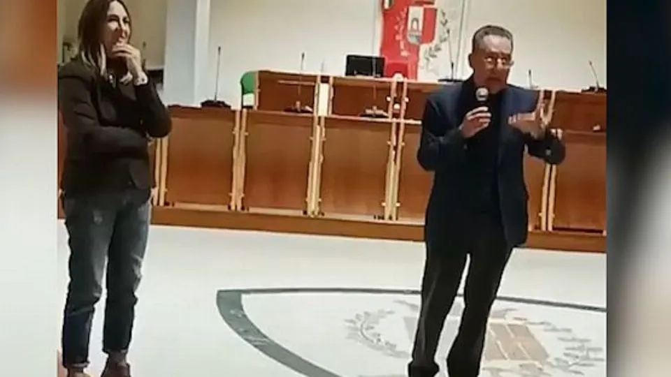 Gioenzo Renzi e Gloria Lisi