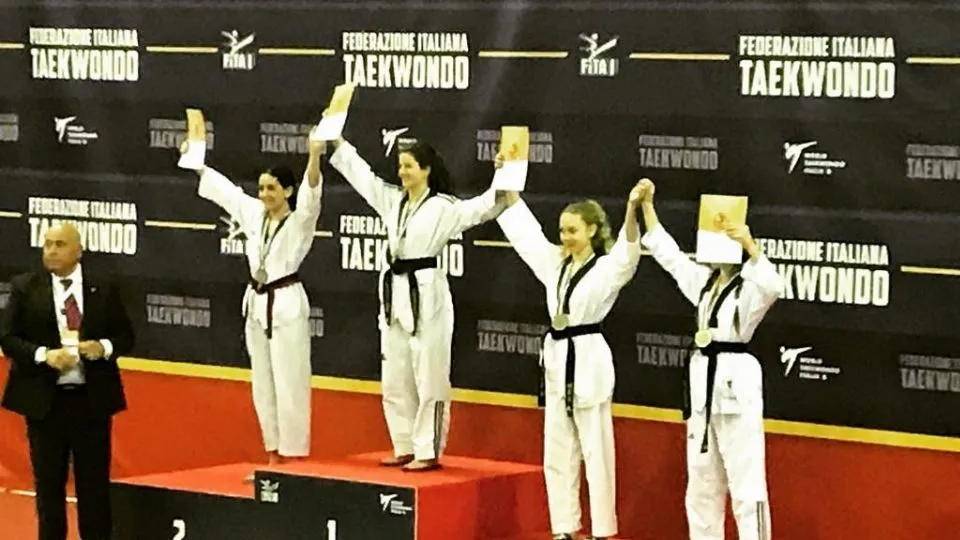 Elisabetta Badioli sul podio
