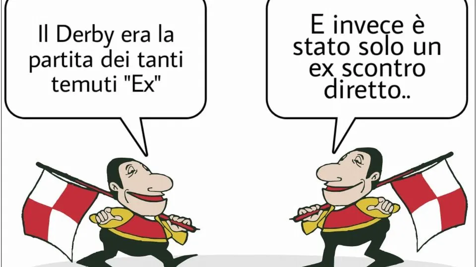 La vignetta di Baio dopo Rimini-Forlì 4-1
