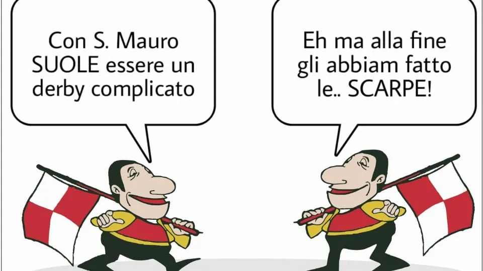 La vignetta di Baio dopo Rimini-Sammaurese 1-0
