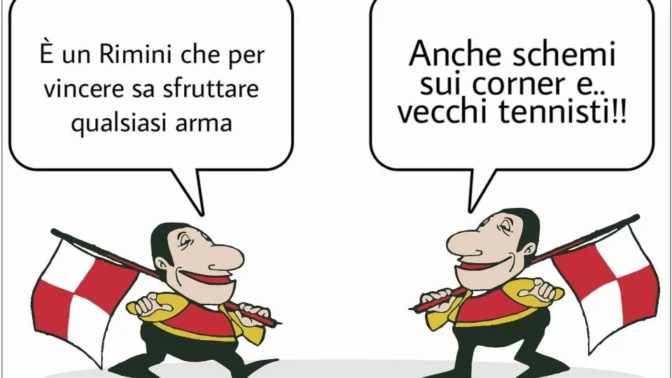 La vignetta di Baio dopo Rimini-Mezzolara 1-0