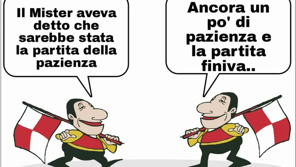 La vignetta di Baio dopo Prato-Rimini 0-1
