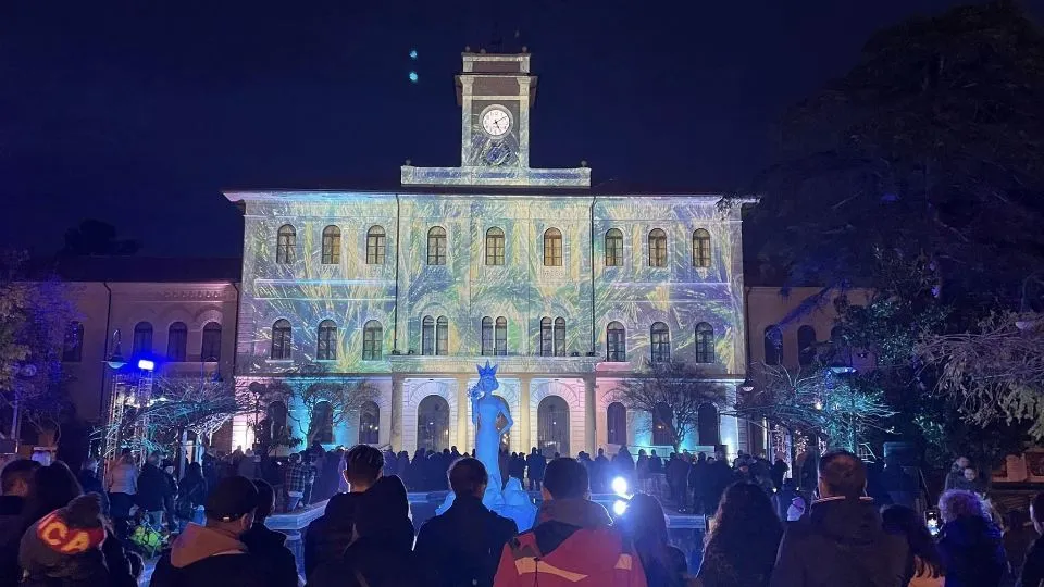lo spettacolare video mapping