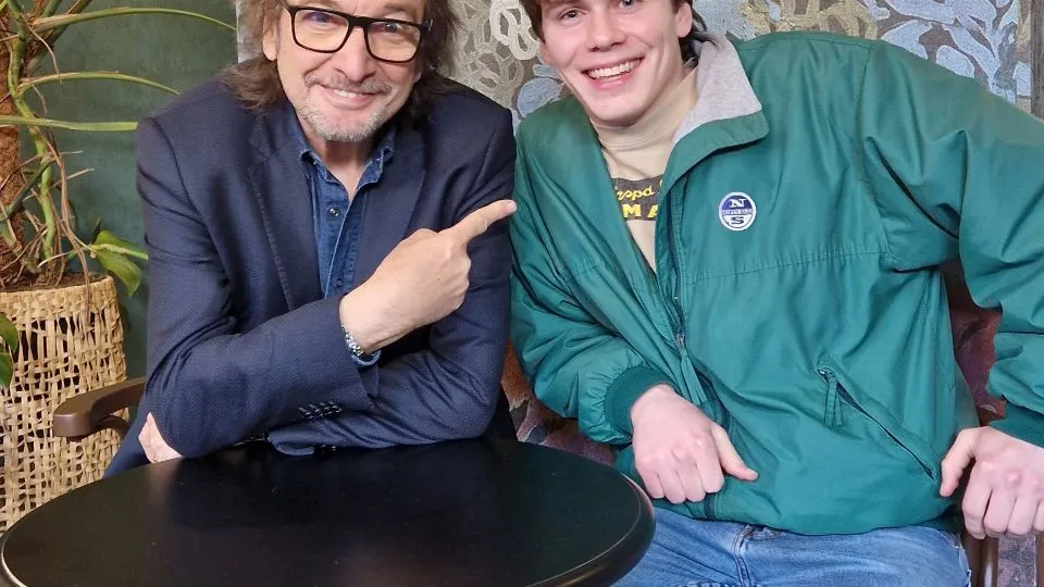 Claudio Cecchetto con Pietro Motta
