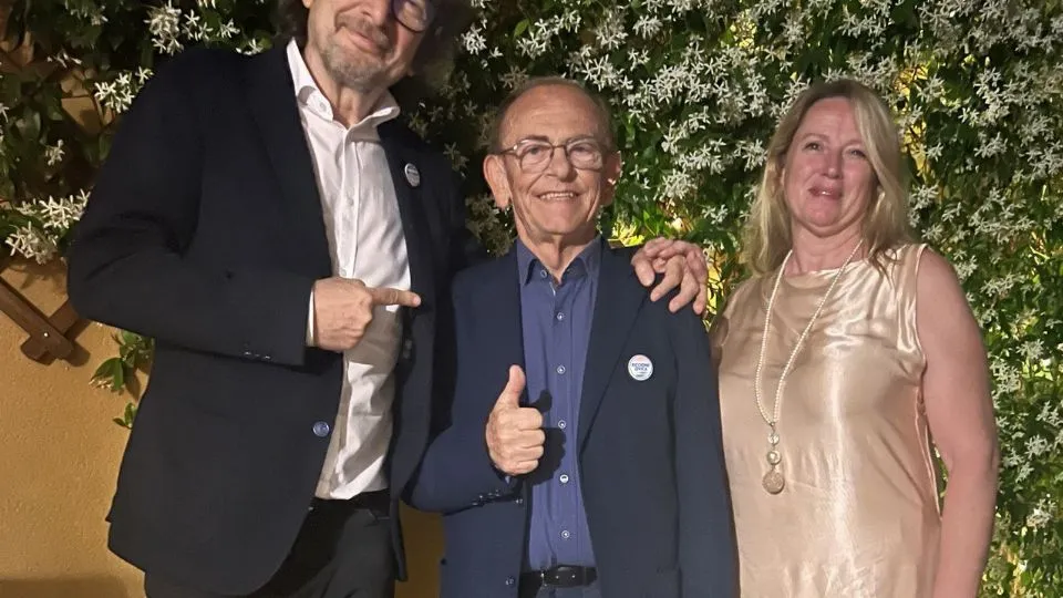 Cecchetto con Grossi e Cattarinetti
