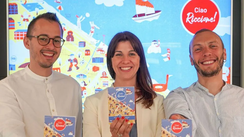 da destra Luca, Paola e Cristian