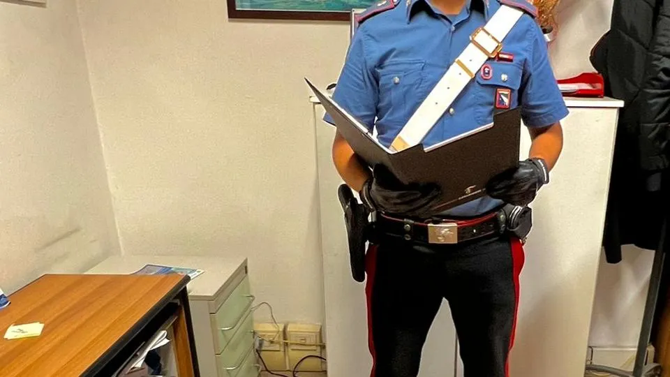 il materiale sequestrato
