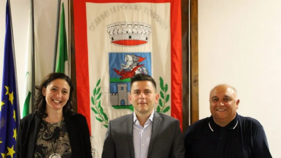 Francesca Macchitella a sx con gli altri membri di giunta
