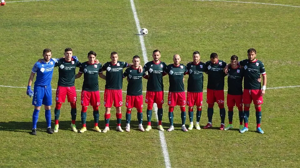 L’undici iniziale del Rimini a Correggio