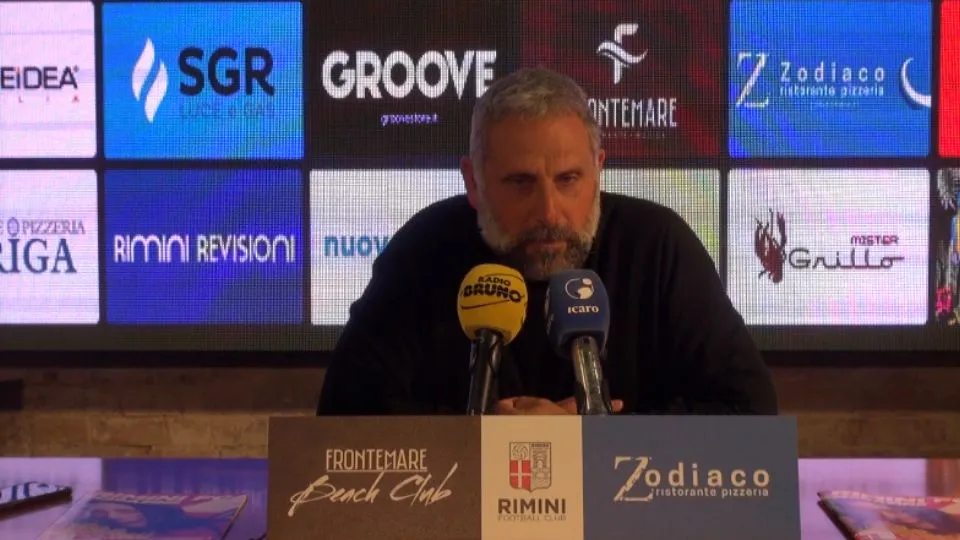 Marco Gaburro, allenatore del Rimini F.C.