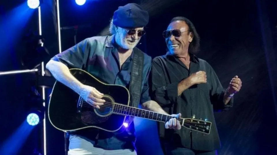De Gregori e Venditti sul palco
