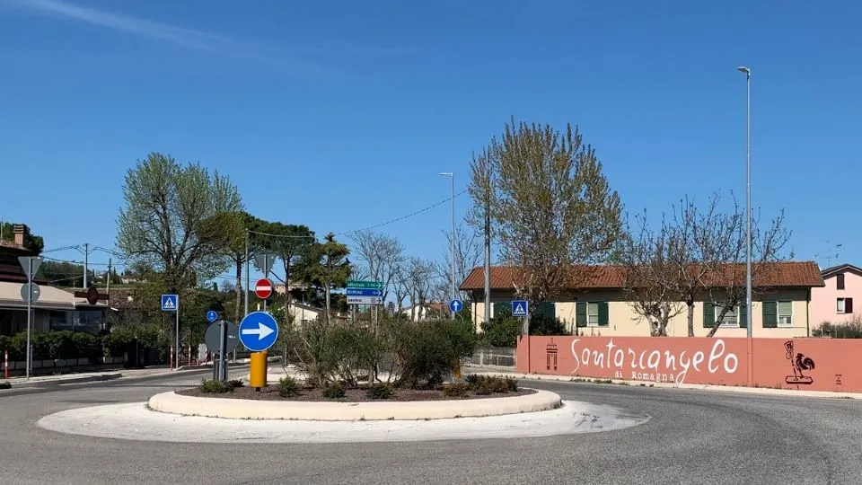 il murales e la rotatoria