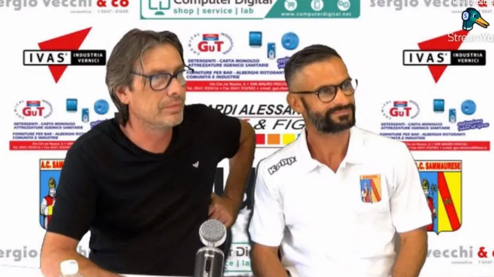 Cristiano Protti e Marco Martini durante la presentazione