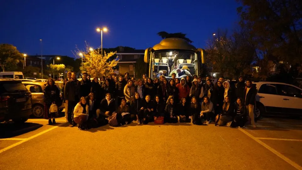 il gruppo alla partenza
